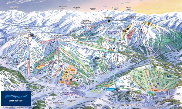 Perisher Ski Trail Map