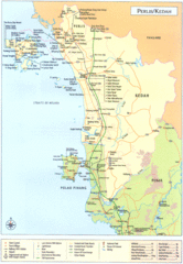 Perlis Kedah Tourist Map