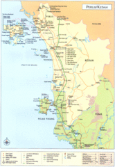 Perlis Kedah Tourist Map Perlis Kedah Tourist Map