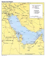 Persian Gulf Regional Map
