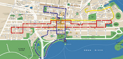 Perth, Australia Public Transportation Map