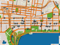 Perth Hotel Map Perth Hotel Map