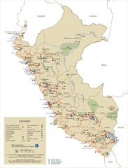 Peru Tourist Map