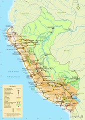 Peru Tourist Map