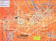 Peshawar City Map