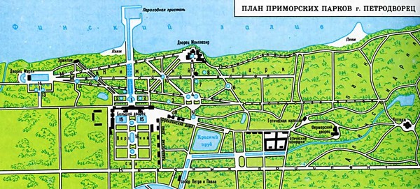 Petergof Map