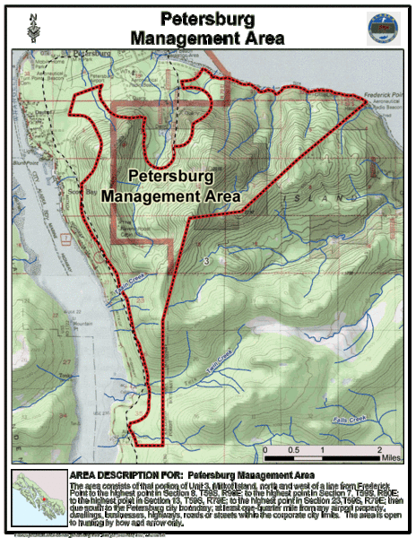 Petersburg, Alaska Tourist Map