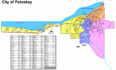 Petoskey Street Map