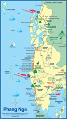 Phang Nga Map