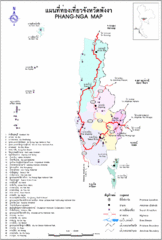 Phang Nga Province Guide Map