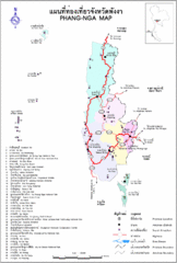 Phang Nga Province Guide Map Phang Nga Province Guide Map