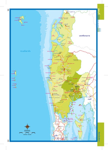 Phangnga, Thailand Map