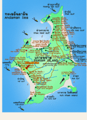 Phayam Island Tourist Map
