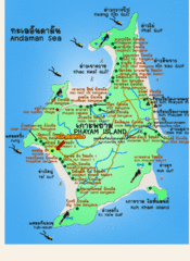 Phayam Island Tourist Map Phayam Island Tourist Map