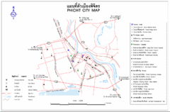Phichit City Map