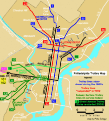 Philadelphia Tourist Map