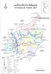 Phitsanulok Tourist Map