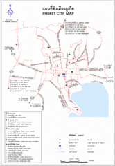 Phuket City Map Phuket City Map