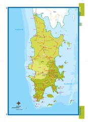 Phuket, Thailand Map