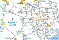Phuket Town Map Phuket Town Map