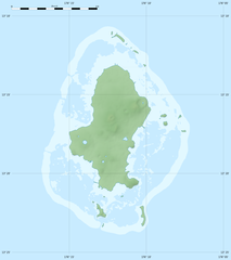 Physical Map of Wallis Island