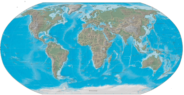 Physical World Map