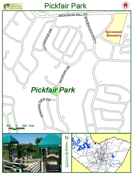 Pickfair Park Map