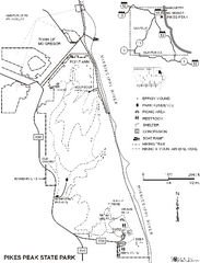 Pikes Peak State Park Map