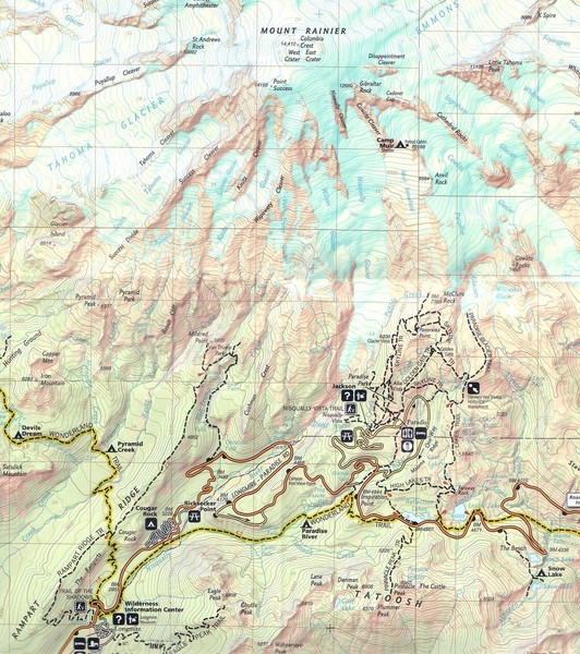 Pinnacle Saddle Trail Map
