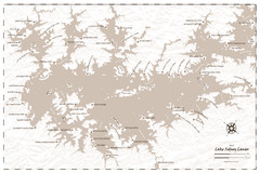 Pirate Map of Lake Sidney Lanier