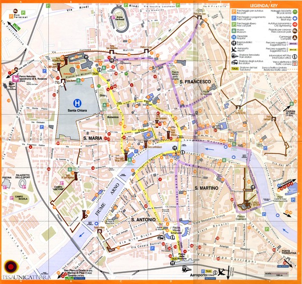 Pisa Map