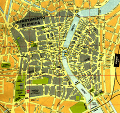 Pisa Town Map