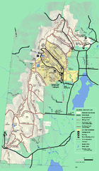 Pittsfield State Forest summer trail map