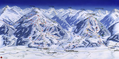 Planai-Hochwurzen Ski Trail Map