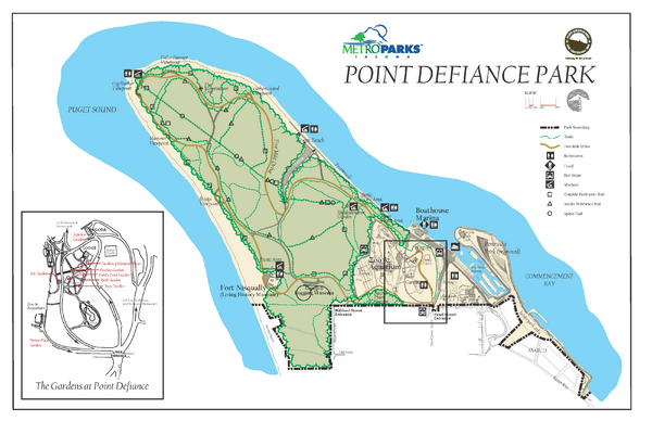 Point Defiance Park Map