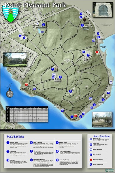 Point Pleasant Park Map