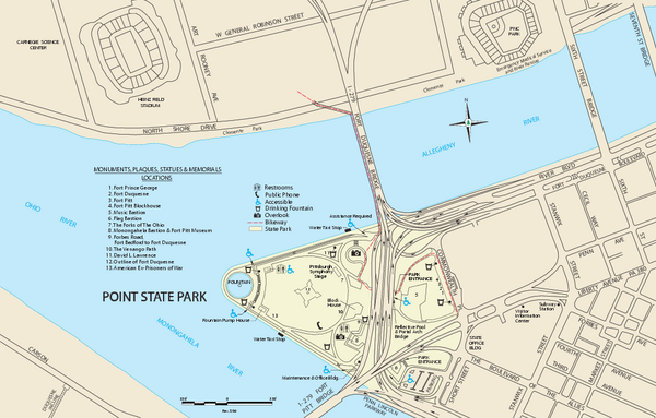 Point State Park Map