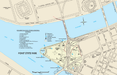 Point State Park Map