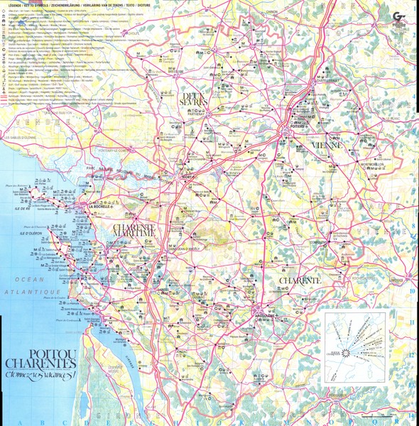 Poitou Charantes Map