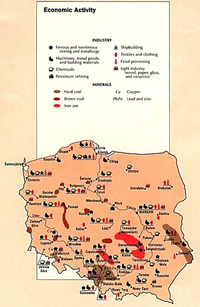 Poland Economic Activity Map