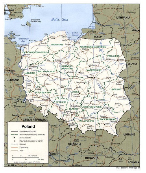 Poland  Map