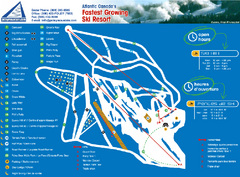 Poley Mountain Ski Trail Map