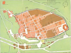 Pompei scavi Map