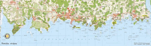 Porec Tourist Map