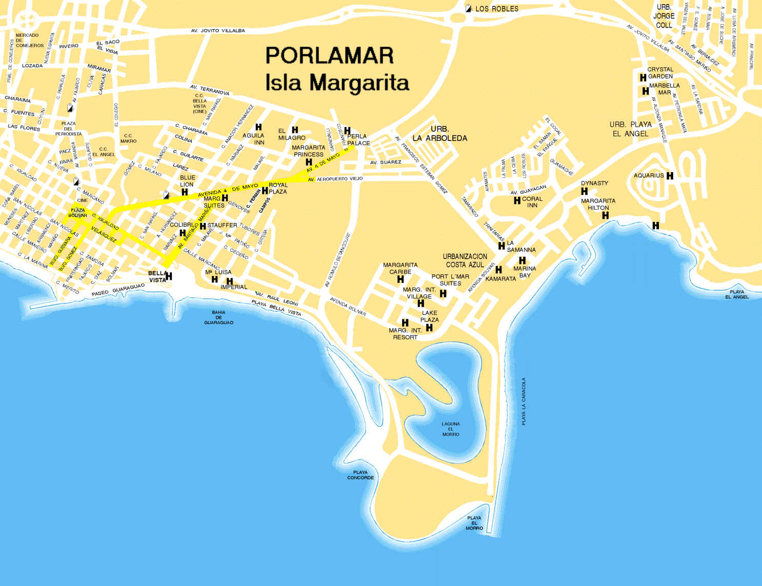 porlamar-tourist-map-porlamar-mappery