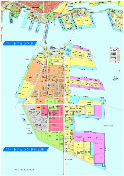 Port Island 2nd Stage Map