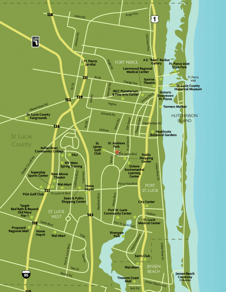 Port St Lucie Map - Walton Florida • mappery