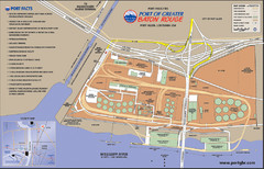 Port of Baton Rouge, Louisiana Tourist Map