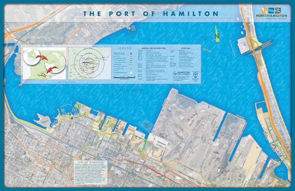 Port of Hamilton Map