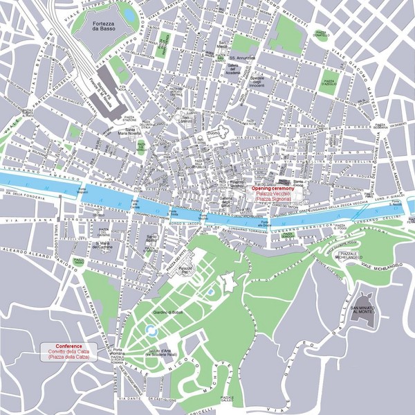 Porta Romana Town Map